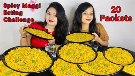 Maggi Eating Challenge Spicy Maggi Eating Challenge