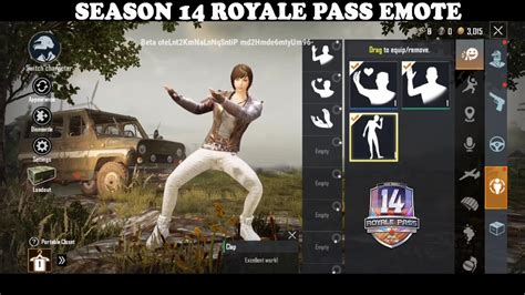 Season 14 Royale Pass Emote Yamaha Collab Crate Pubg Mobile YouTube