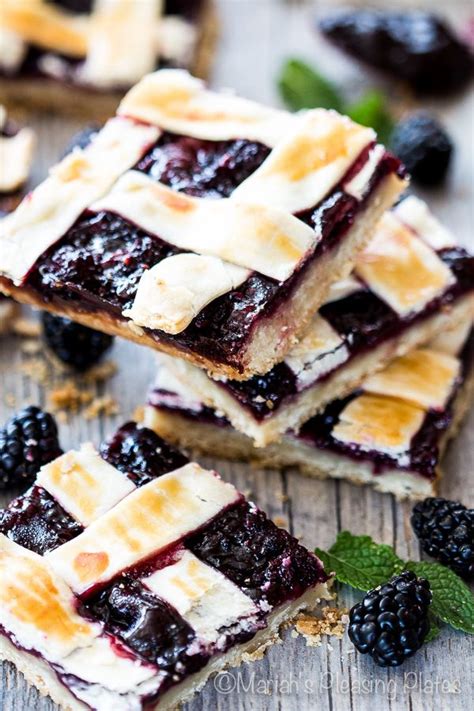 Blackberry Pie Bars Recipe Easy Blackberry Pie Blackberry Pie Bars