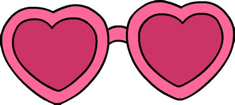 Download Sunglasses Love Sticker By Csak For Ios Pink Heart Sunglasses Clip Art Full Size