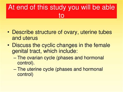 SOLUTION 4 Ovarian And Uterine Cycles Studypool