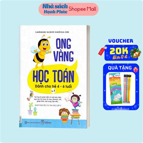 Mã BMLTA50 giảm đến 50K đơn 99K Sách Ong Vàng Học Toán Dành Cho Trẻ