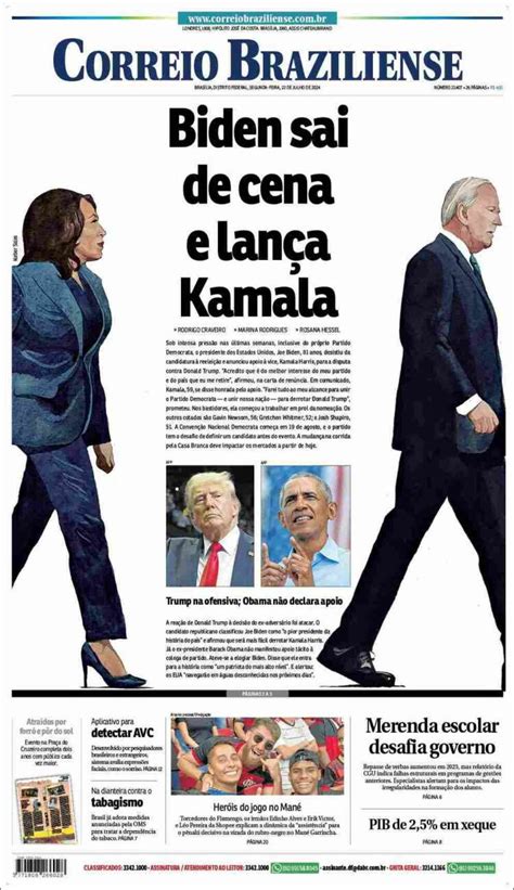 The End Le Retrait De Biden La Une De La Presse Internationale