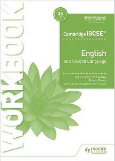 Cambridge Igcse English As A Second Language Workbook Kashanah