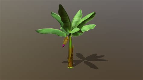 Banana Tree (Low Poly) - Download Free 3D model by EmiyaSyahriel ...