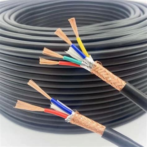 Rvvp Kvvp Cable Bare Copper 3 Core Flexible Shielded Cable China