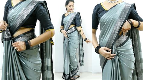 Cotton Silk Saree Draping Tutorial For Beginners Sari Draping Guide