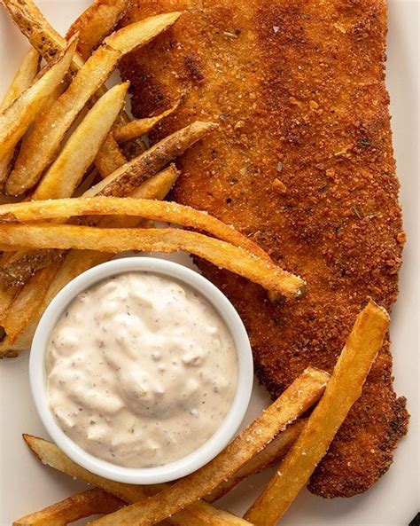 Fried Flounder With Tartar Sauce Recipe Cart