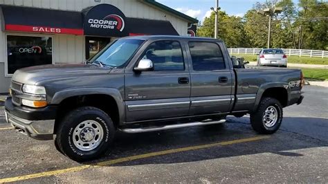 2002 Chevy Silverado 2500hd Crew Cab 4x4 Duramax Cooper Motors Mchenry