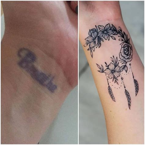 Cover Up Flower Tattoos On Wrist