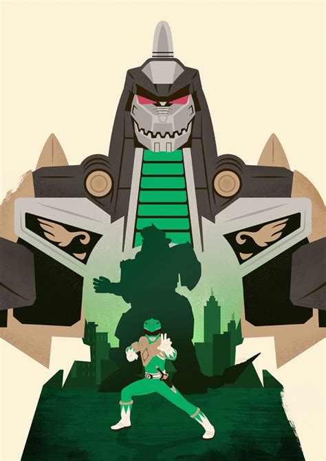 Green Ranger Dragonzord Wallpaper