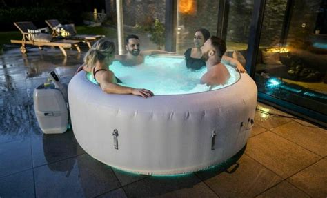 24 Hr Lay Z Spa Paris Airjet 4 6 Person Hot Tub W Led Lights 2021 Model New For Sale From