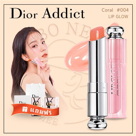 ลิปปาล์มdior Addict Lip Glow Color 001004012 ลิปบาล์มฟื้นฟูสีปากธรรมชาติ แถมฟรีกล่องเซ็ท