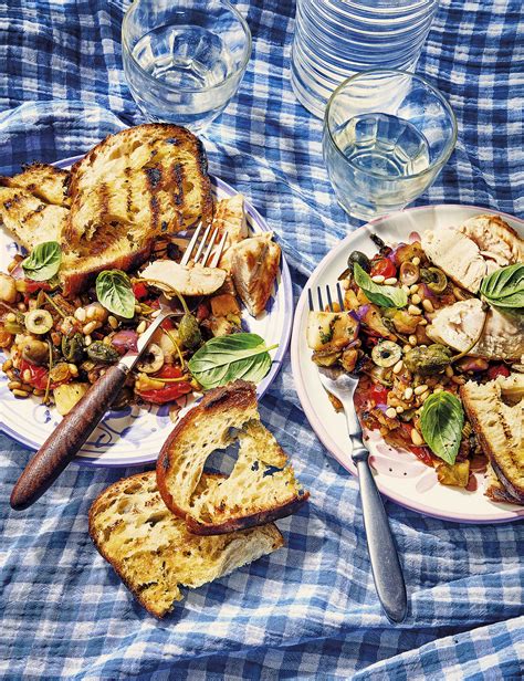 Sicilian Caponata And Grilled Chicken