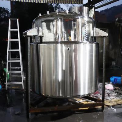 Ss Sanitary Pressure Aseptic Vacuum Melting Pot Chili Paste