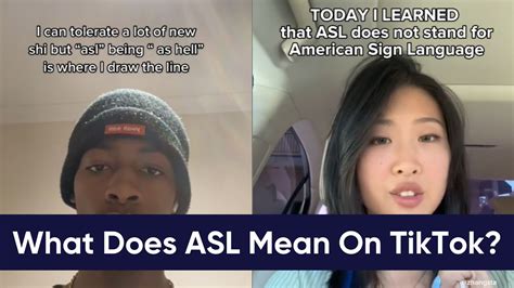 What Does ASL Mean On TikTok The As Hell Internet Slang Explained