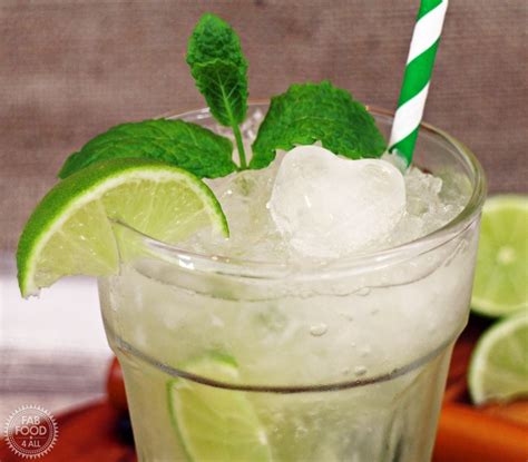 Non Alcoholic Mojito Great Party Mocktail Fab Food 4 All