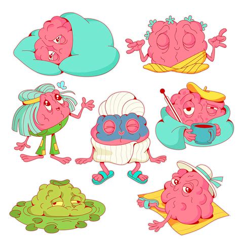 Brain stickers | Behance