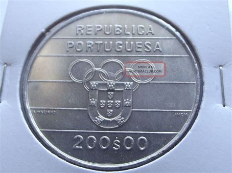 Escudos Xxv Olympic Games Barcelona Commemorative Big Coin Portugal