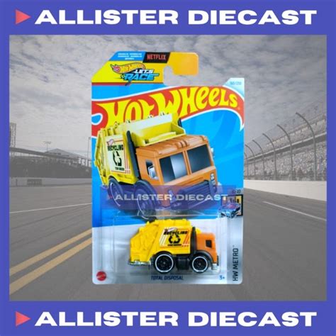 Hot Wheels Total Disposal Orange Yellow Hotwheels Total Disposal Yellow Orange HW Metro Hot
