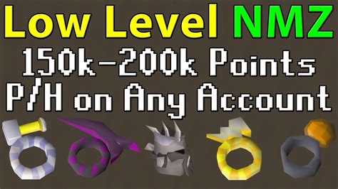 Osrs Low Level Nightmare Zone Guide 150k 200k Points Ph On Any Pure