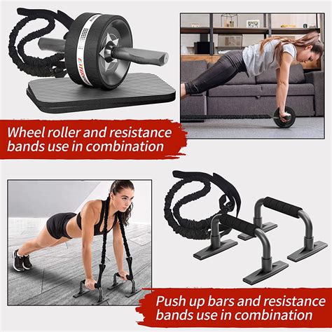 Entersports Ab Rollers Wheel Kit Exercise Wheel Core Strength Training