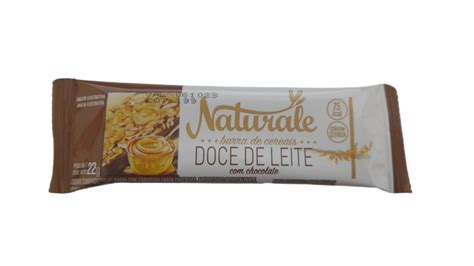 Barra De Cereais Doce De Leite C Chocolate Naturale G Banca