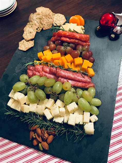 Christmas Tree Cheese Board