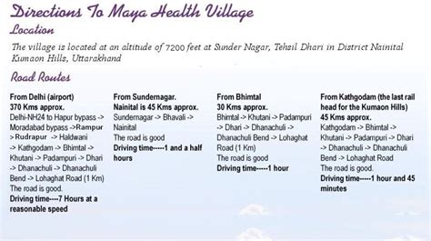 Maya Health Village