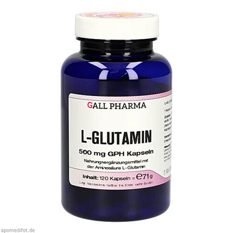 L Glutamin 500 Mg GPH Kapseln 120 St Ab 33 09