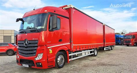 Mercedes Benz ACTROS Zestaw Przestrzenny 120 M 38 Palet Tandem Jumbo