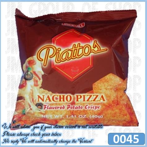 JM FG-0045 | JM Foods | 1 PC - 5 PCS | Piatos | 40g | Cheese | Nacho Pizza | Roadhouse BBQ ...