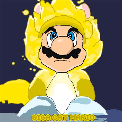 Pixilart Giga Cat Mario S Logo By Supersonic29