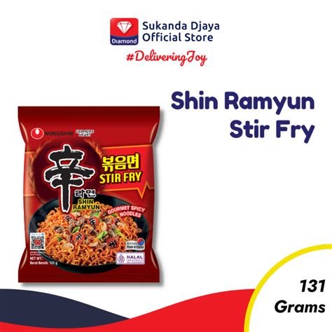 Nongshim Shin Ramyun Stir Fry 131 Gr Mie Instan Korea Lazada Indonesia