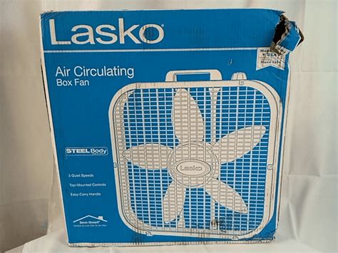 Lasko 20 Inch Box Fan, White - Dutch Goat