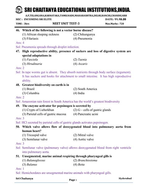 SOLUTION Neet Practise Test Mcqs Studypool