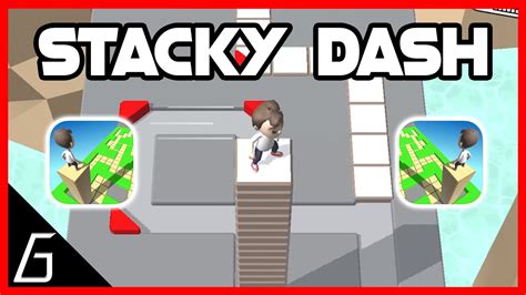 Stacky Dash Gameplay Solution First Levels 1 16 Youtube