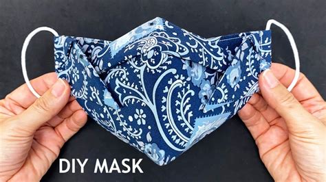 New Style Beautiful 3d Mask Diy Breathable Face Mask Easy Pattern Sewing Tutorial How To 3d