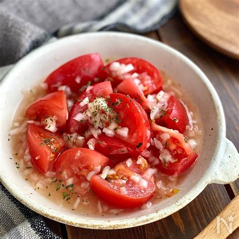 【トマトと新玉ねぎのマリネサラダ】止まらない美味しさ♪ レシピサイトnadia