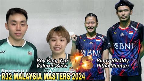 Rinov Rivaldy Pitha Haningtyas Vs Roy King Yap Valeree Siow Ii R