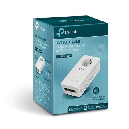 Tp Link Tl Wpa P Adaptador De Red Powerline Mbit S Ethernet