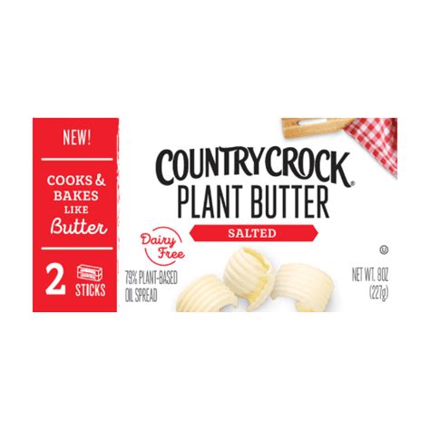 COUNTRY CROCK PLANT BUTTER STICKS SALTED 2CT| Country Crock