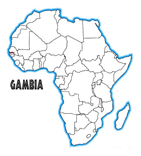 Gambia Digital Art By Bigalbaloo Stock Fine Art America