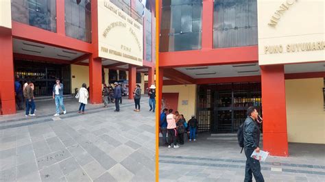 Puno Usuarios Descontentos Ante El Cierre Repentino De Las Puertas De La Municipalidad Radio