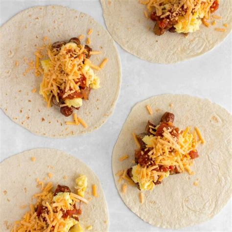 Sausage Breakfast Burrito (Freezer Friendly) - Carmy - Easy Healthy-ish Recipes