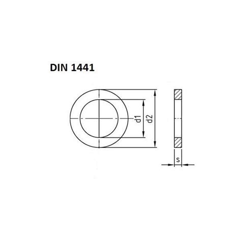 DIN 1441 Scheiben Edelstahl A2 25mm 50St 22 80