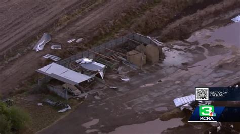 Tornado touches down near Galt, utility lines brought down