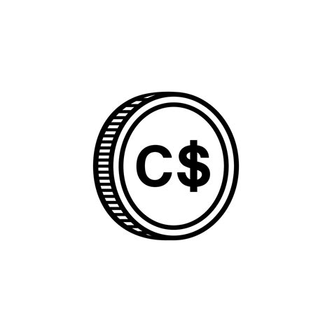 Canada Currency, CAD, Canadian Dollar Icon Symbol. Vector Illustration ...