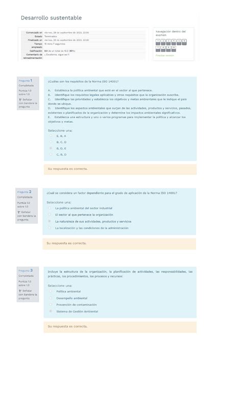 Examen Semana 5 Desarrollo Sustentable Studocu