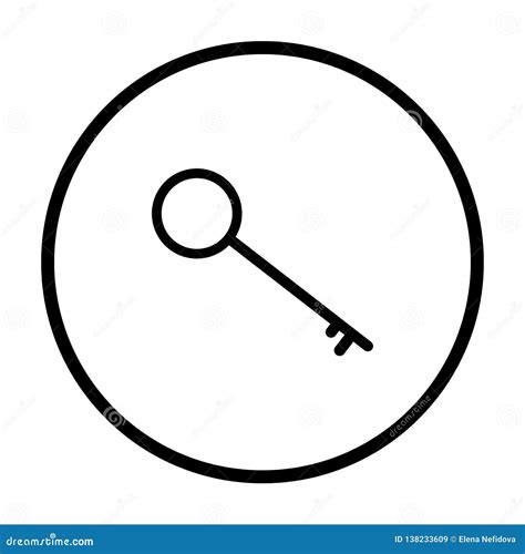 Icon Key Vector Illustration On White Background Stock Vector Illustration Of Secret